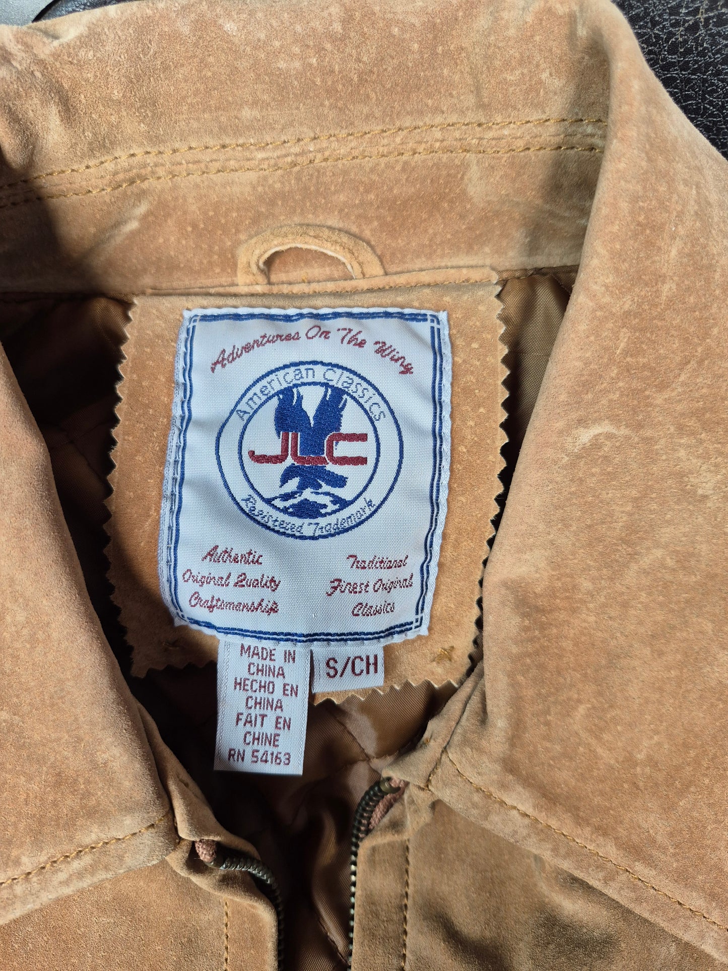 Vintage JLC American Classics on the Wing Suede Jacket - Size Men's Small